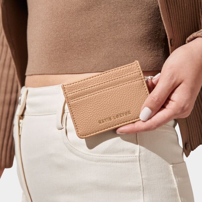 Katie Loxton Mia Card Holder - Blush Taupe